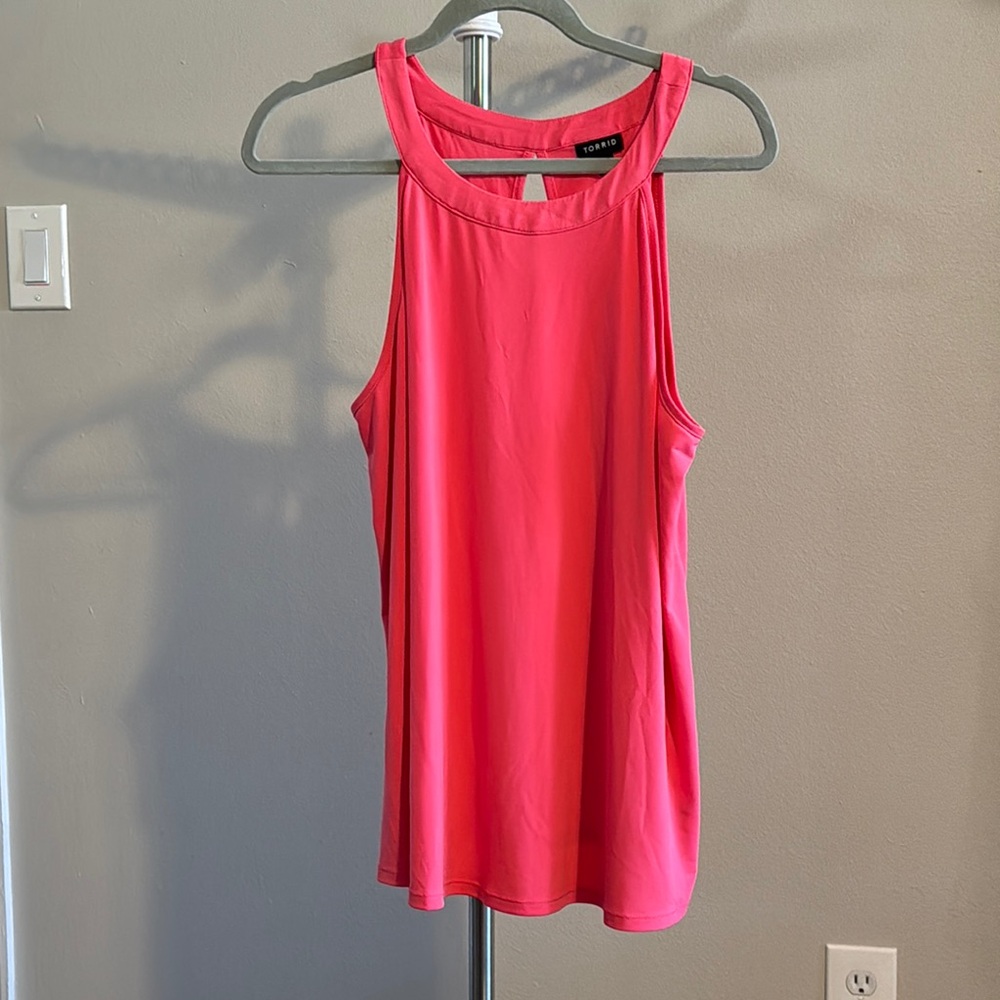 Torrid Sleeveless Orange Pink Blouse